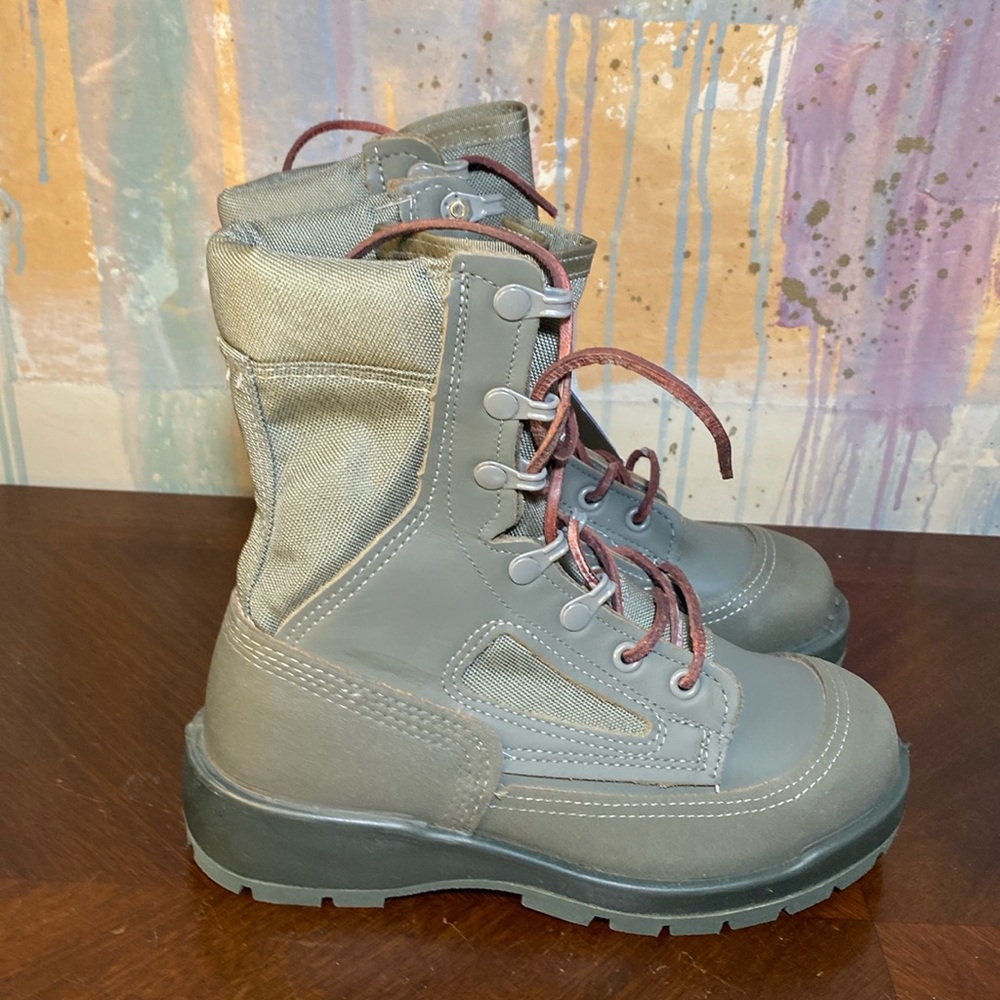 BELLEVILLE USA 630ST  4.5 R US Military Green Steel Toe Combat Boots Men 5/ W 6
